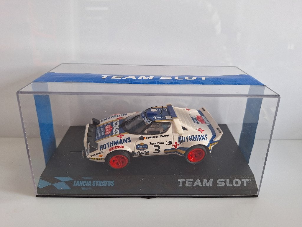 Teamslot Lancia Stratos Rothmans Rally 11507 nog Verzegeld, Enfants & Bébés, Neuf, Autres marques, Électrique, Enlèvement ou Envoi
