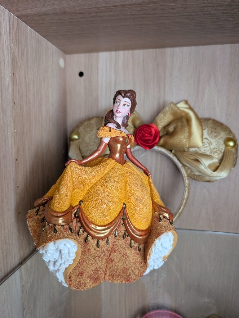 Beeldje Belle, Collections, Disney, Enlèvement ou Envoi, Cendrillon ou Belle, Comme neuf, Statue ou Figurine