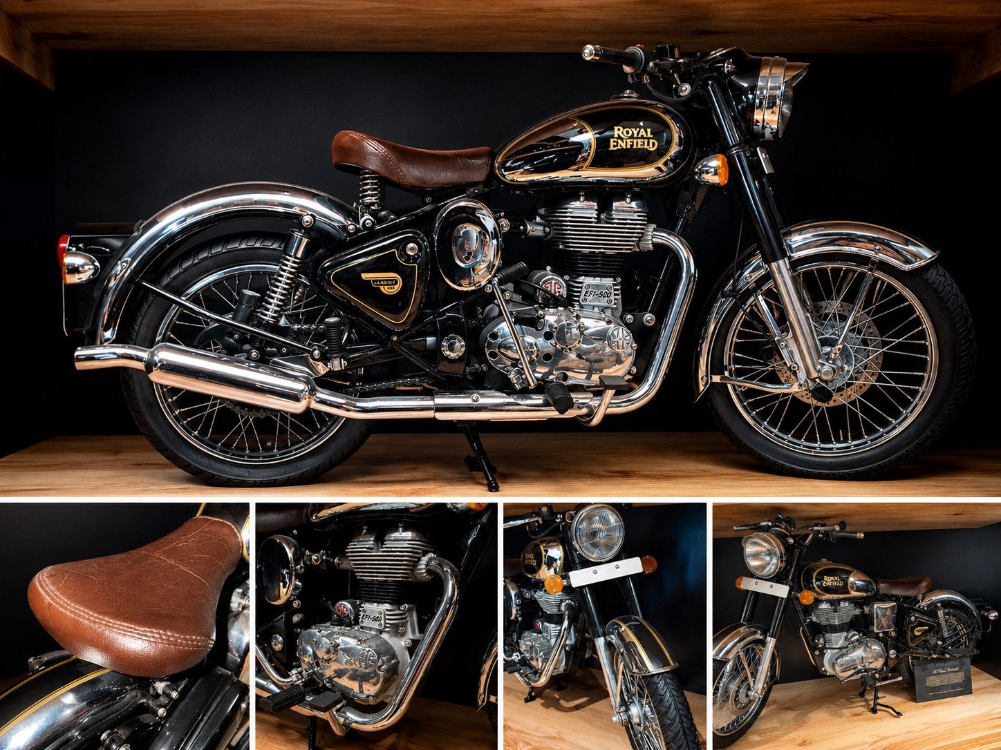 Royal Enfield Classic 500 1:3 Scale Limited Edition, Ophalen of Verzenden, Zo goed als nieuw
