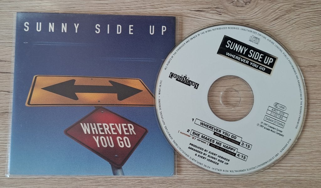 Sunny Side Up - Wherever You Go, Cd's en Dvd's, Cd Singles, Eerste persing, Ophalen of Verzenden, Zo goed als nieuw, Pop