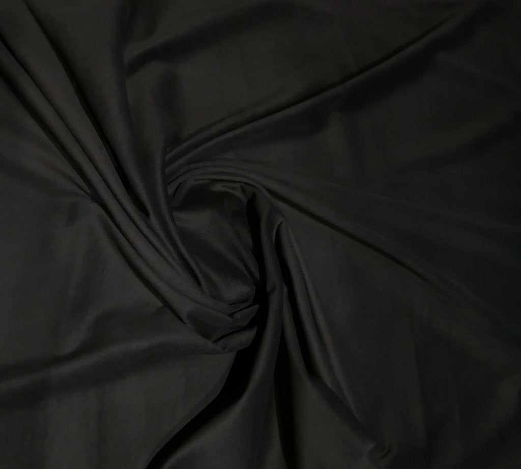 Outlet : Corduroy / ribfluweel velvet met stretch, zwart., Verzenden, 120 cm of meer, Zwart, Katoen
