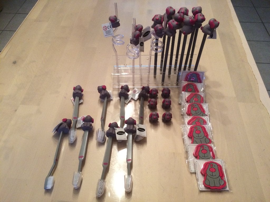Hondje Billy fuchsia van BB collectie UITVERKOOP, Ophalen of Verzenden, Nieuw, Kraamcadeau