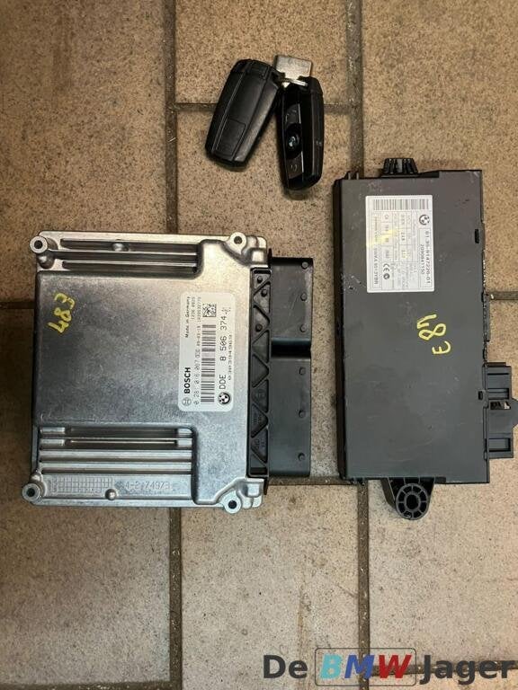 DDE + CAS-module + 2x sleutel BMW E8X E9X 8506374 20D N47, Enlèvement ou Envoi, Utilisé, BMW