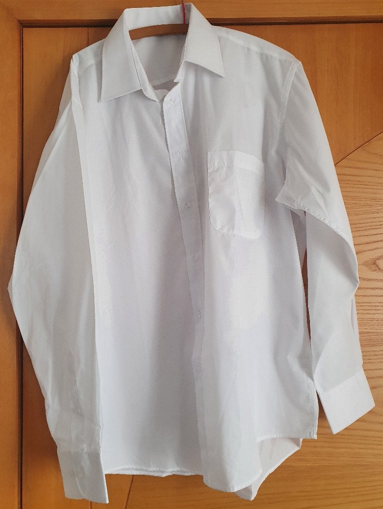 Nieuw wit hemd maat 43/44, Ophalen of Verzenden, Nieuw, Wit, Halswijdte 43/44 (XL)