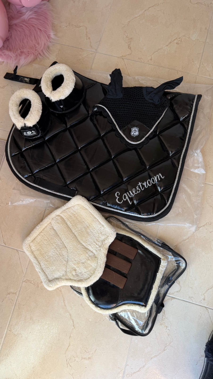 Equestroom zwarte matchy set, Full (L), Overige merken, Ophalen of Verzenden, Zo goed als nieuw