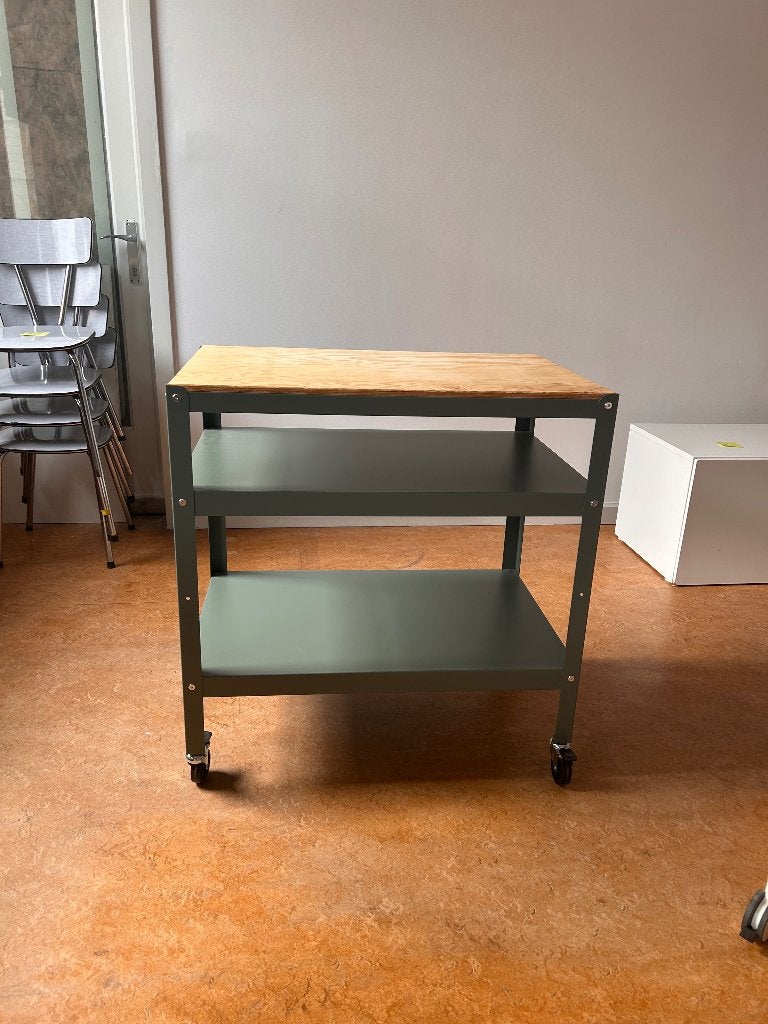 Desserte IKEA BROR, Pin, Comme neuf, Enlèvement, Rectangulaire