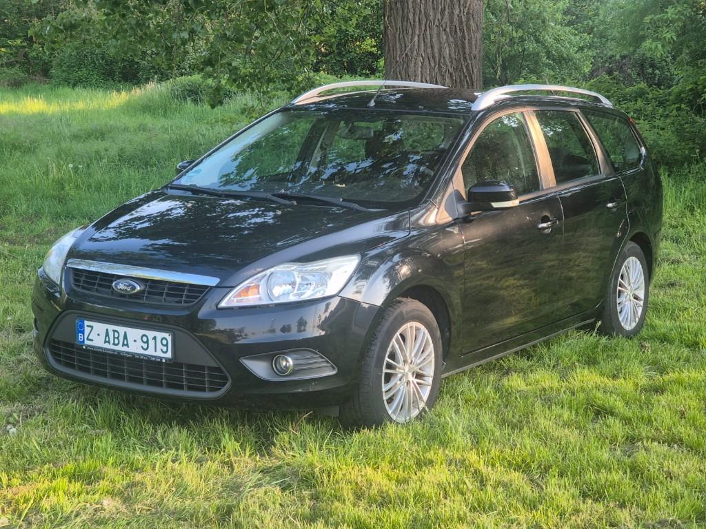 Ford Focus- 1.6i - 1ehand - cruise con. - digi.AC - garantie, Auto's, Stof, Electronic Stability Program (ESP), Zwart, Bedrijf