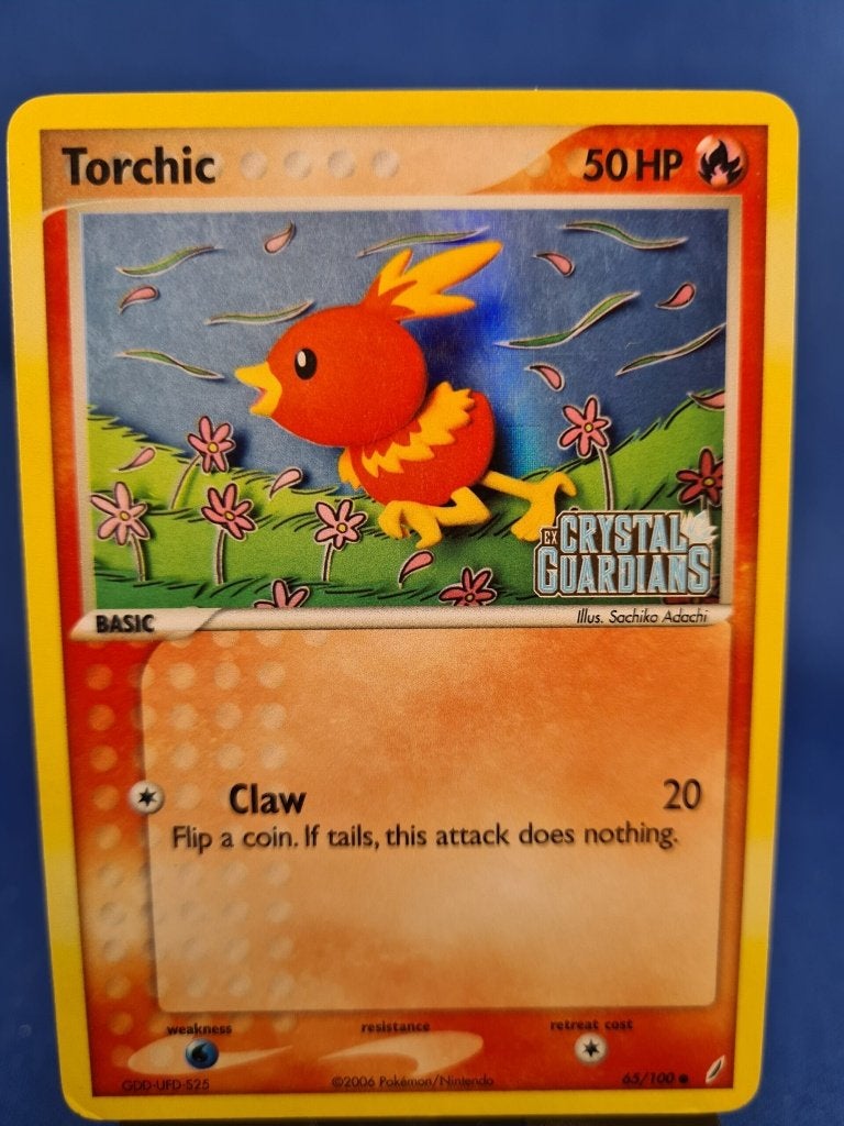 Torchic 65/100 - Crystal Guardians (Reverse Holo), Verzenden, Gebruikt