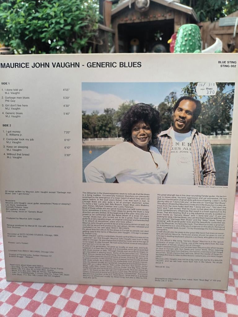 MAURICE JOHN VAUGHN/GENERIC BLUES 1984, Ophalen, Blues