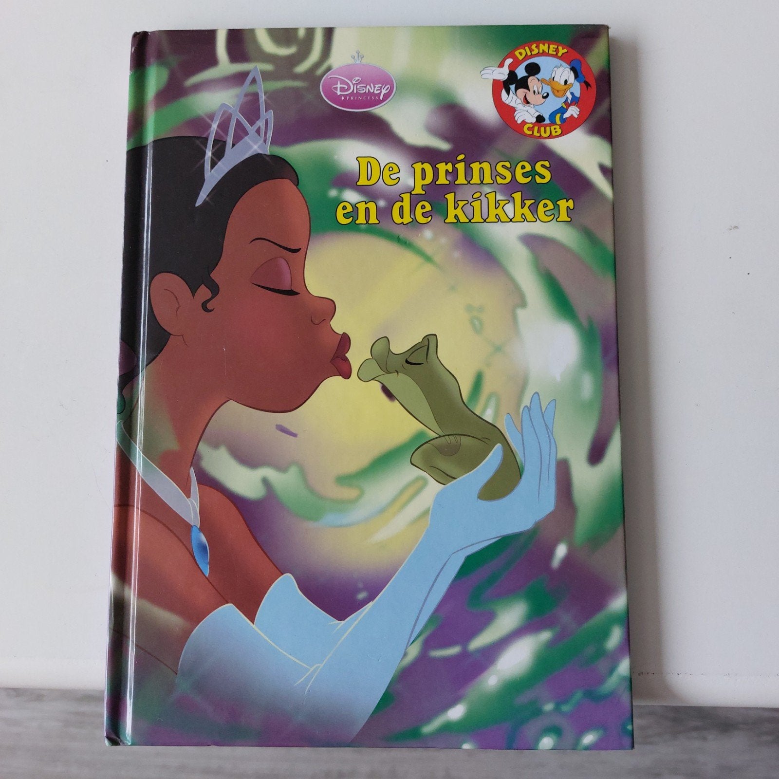 De prinses en de kikker. Van Disney Club. In goede staat., Boeken, Sprookjes, Disney, Ophalen, Gelezen