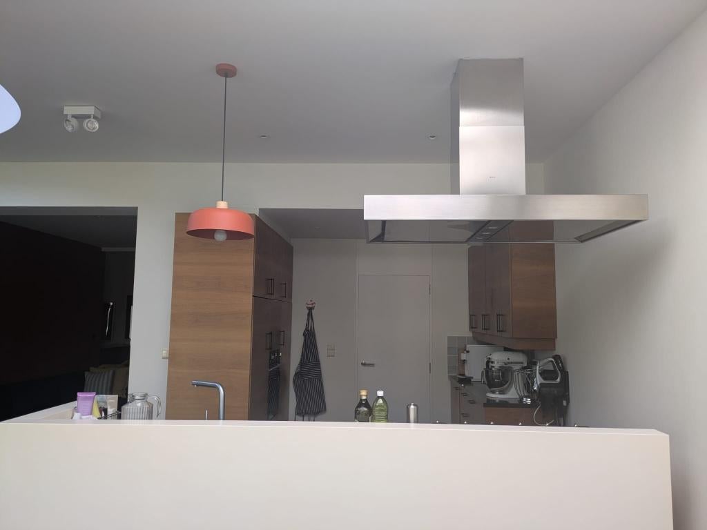 Volledige keuken te koop aan kleine prijs, Granit ou Pierre, Brun, Enlèvement, Utilisé