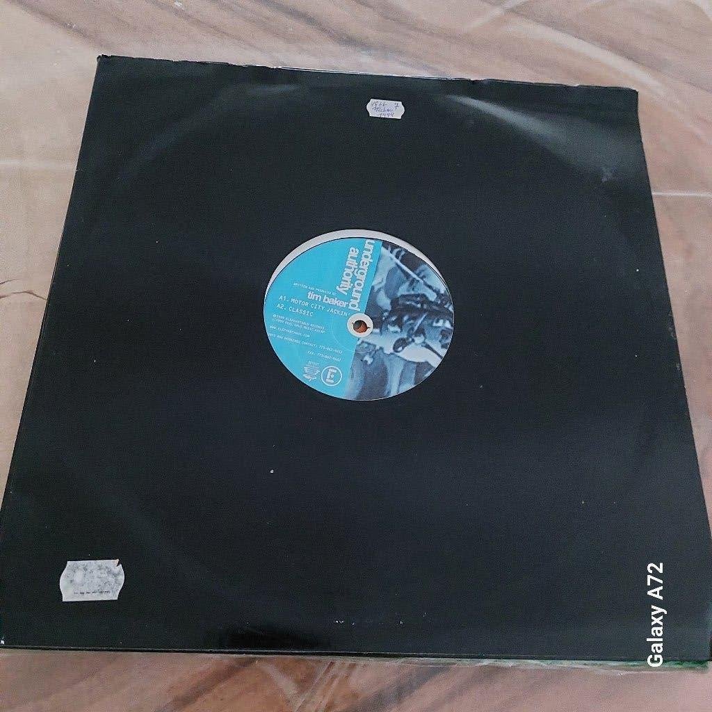 tim baker underground authority 12 inch maxi, Gebruikt, Ophalen of Verzenden, Techno, 12 inch