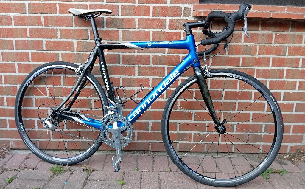 VÉLO DE ROUTE EN CARBONE CANNONDALE SYNAPSE SL, Frein sur jante, Enlèvement, 53 à 57 cm, Carbone