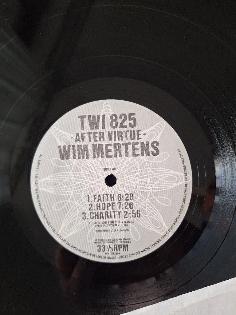 WIM MERTENS "After virtue" LP(1988) Topstaat!, Cd's en Dvd's, LP, Overige genres, Ophalen of Verzenden, Zo goed als nieuw