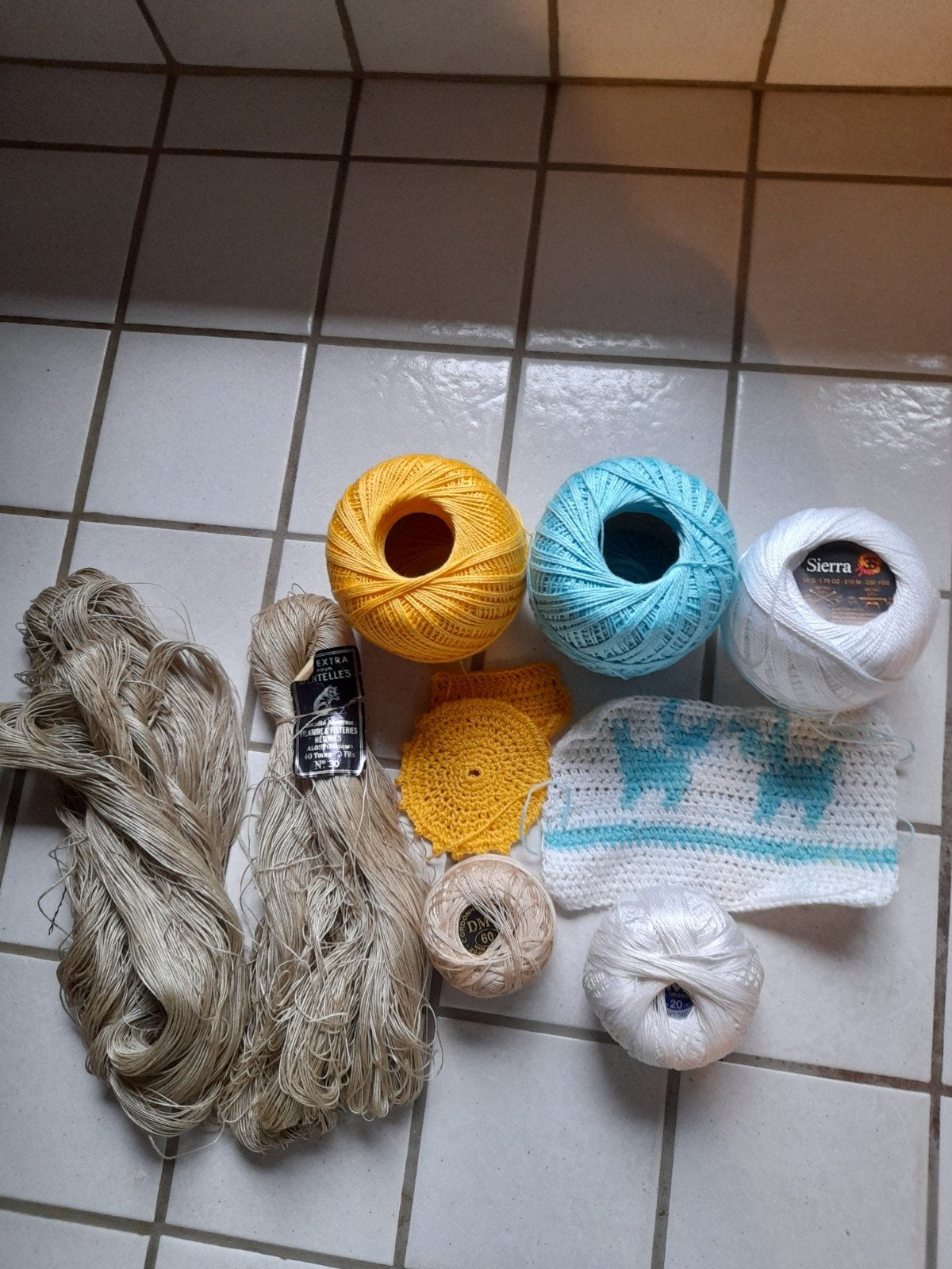 Laine, pour crochet ou dentelle, NOUVELLE, Hobby & Loisirs créatifs, Tricot & Crochet, Enlèvement ou Envoi, Neuf, Crochet, Laine ou Fils