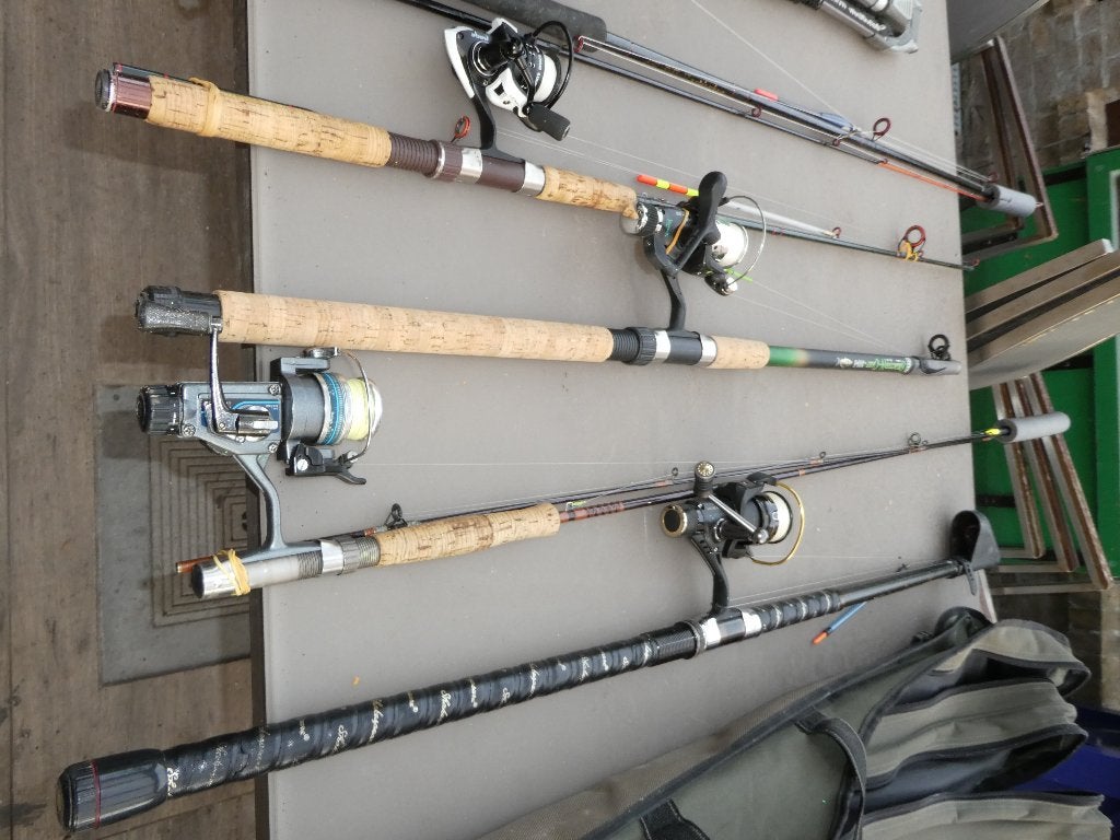 forel visgerief, Ophalen, Gebruikt, Werphengel