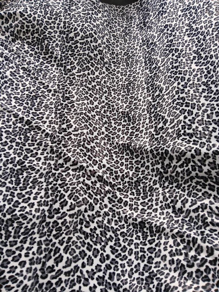 NIEUW stuk stof in velours 1.60 op 1.60 met luipaard print, Ophalen, Overige kleuren, 150 tot 200 cm, Nieuw