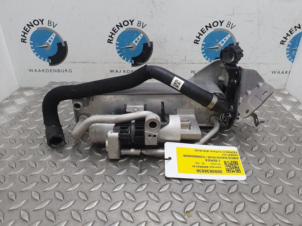 BMW 2 SERIES AIRCO RADIATEUR / CONDENSOR 64509471521, 947152, Ophalen of Verzenden, Gebruikt, ARN erkend