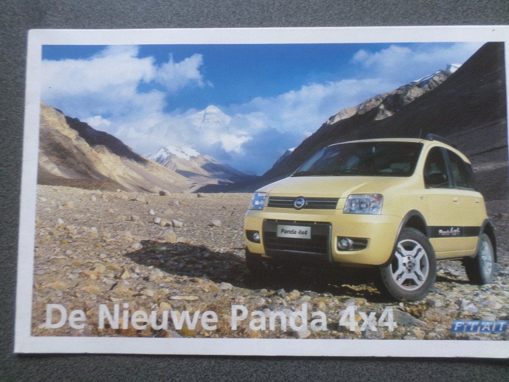 Fiat Panda 4 x 4 Brochure, Boeken, Ophalen of Verzenden