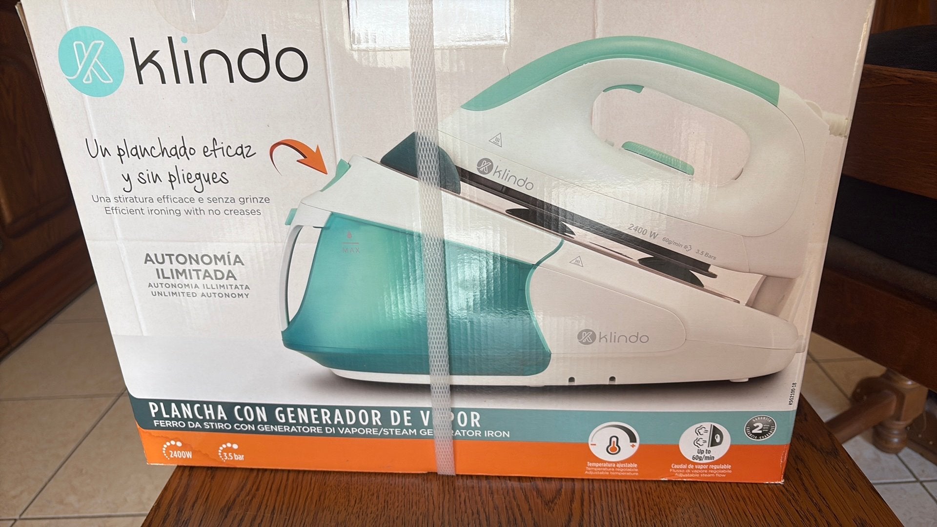 Stoomstrijkijzer, Elektronische apparatuur, Stoomapparaten, Ophalen, Nieuw