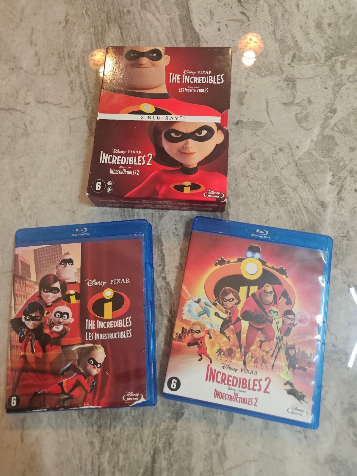 DVD Les incredibles / Les indestructibles, Cd's en Dvd's, Blu-ray, Ophalen, Kinderen en Jeugd, Zo goed als nieuw, Nederlands