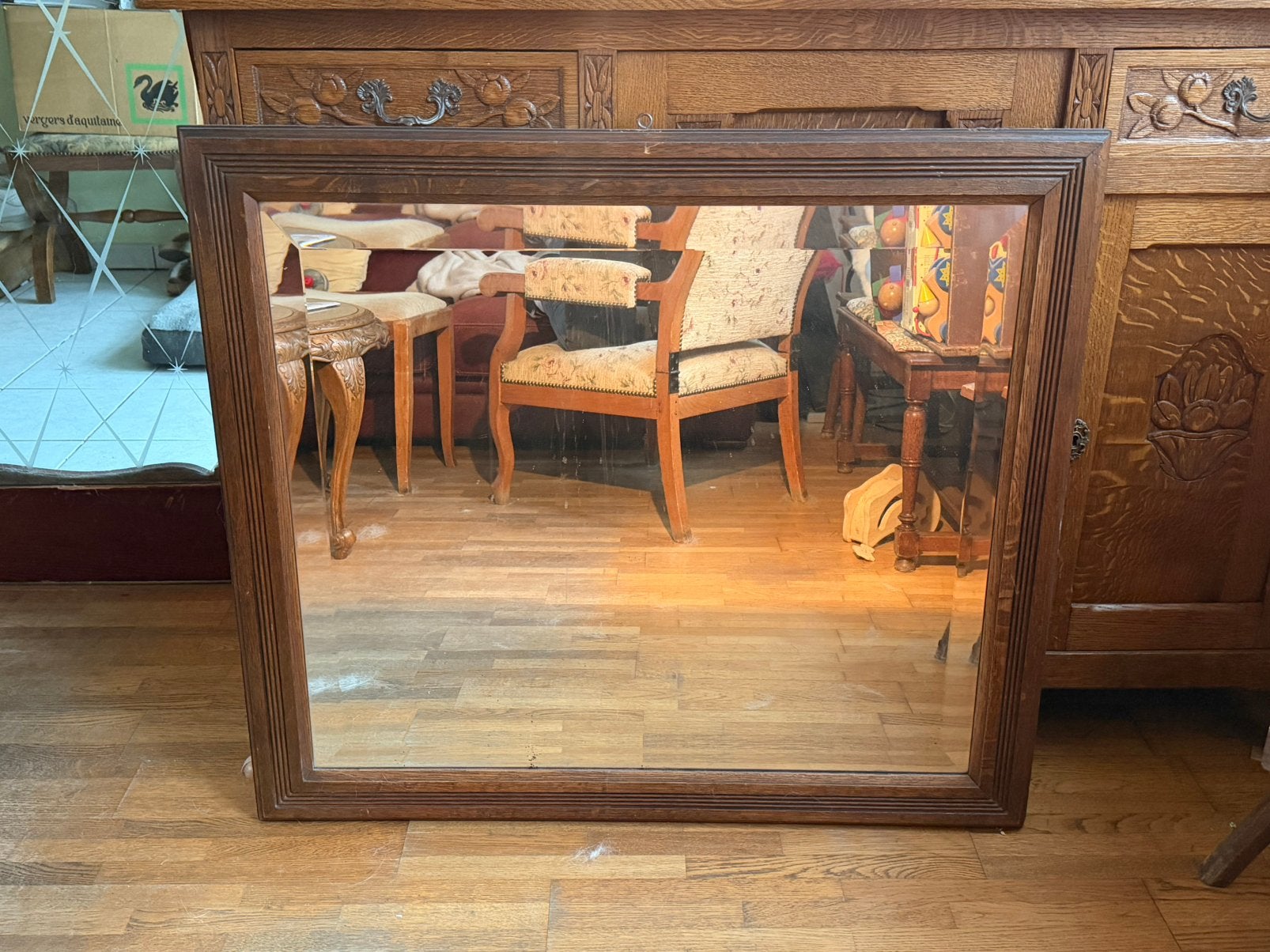 Grande Miroir, Antiquités & Art, Enlèvement