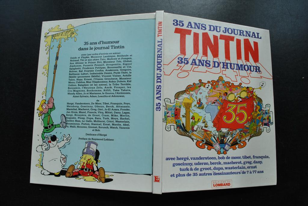 35 ans du Journal Tintin 35 ans d'humour EO Lombard 1981, Enlèvement ou Envoi, Utilisé