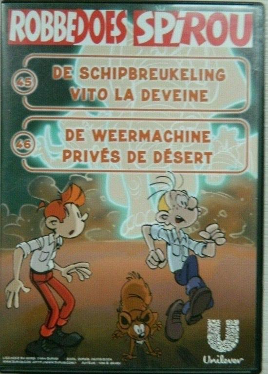 Robbedoes Spirou de schipbreukeling en de weermachine, Cd's en Dvd's, Ophalen of Verzenden
