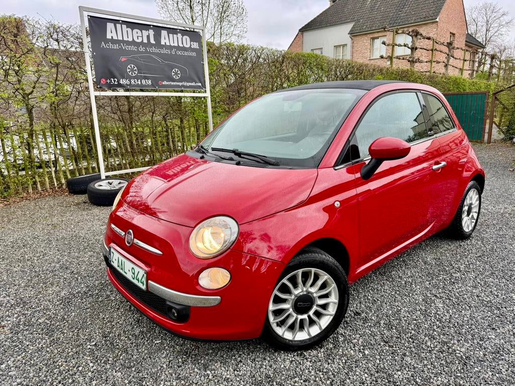 FIAT 500 LOUNGE 1.2 ESSENCE 51.KW Grande toit ouvrant., Autos, Fiat, Euro 5, Achat, Entreprise, Boîte manuelle