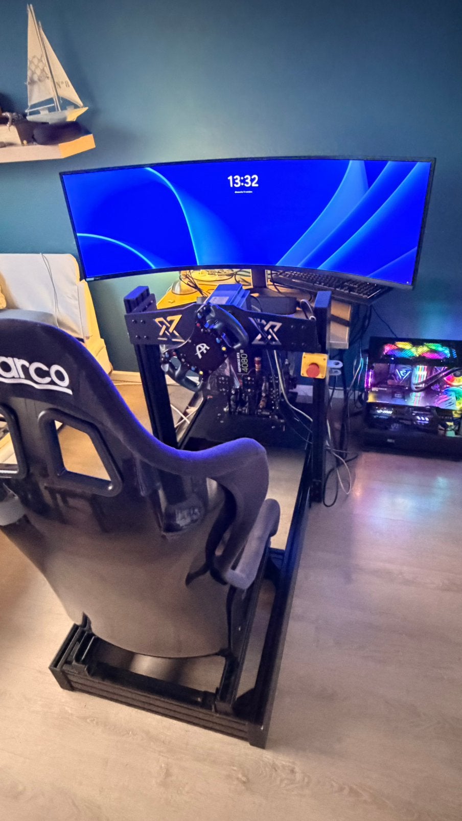 Setup SimRacing complet haut de gamme sans pc et sans écran, Enlèvement, Comme neuf