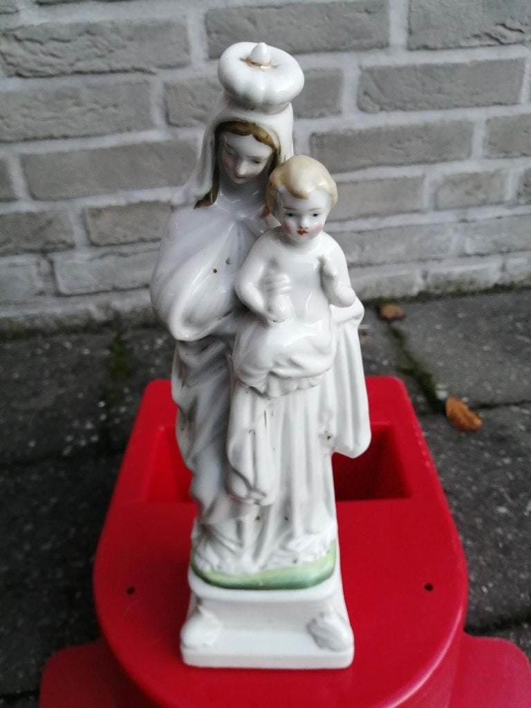 Statue Notre-Dame avec enfant, Antiquités & Art, Enlèvement ou Envoi
