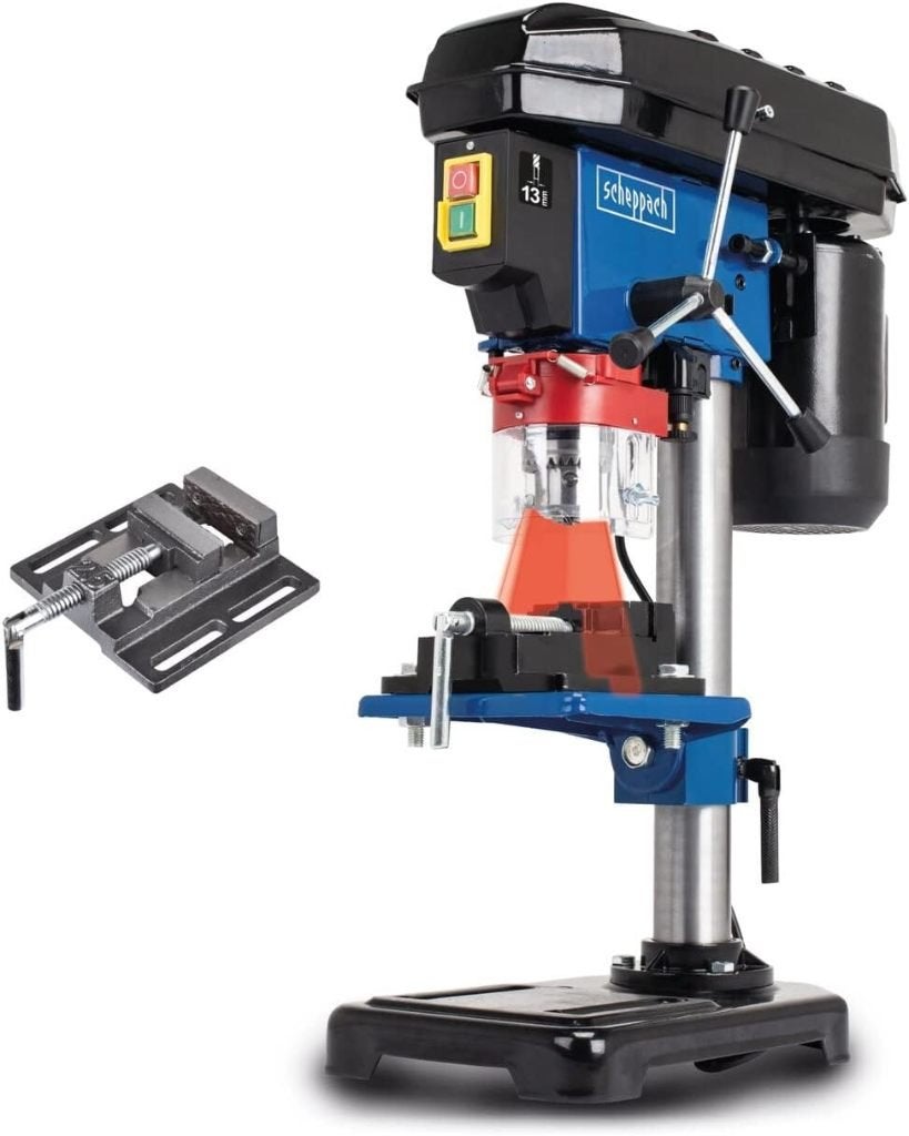 Scheppach DP16VLS 500W kolomboormachine NIEUW - 99€, Doe-het-zelf en Bouw, Ophalen, Variabele snelheid, Nieuw, Kolomboormachine