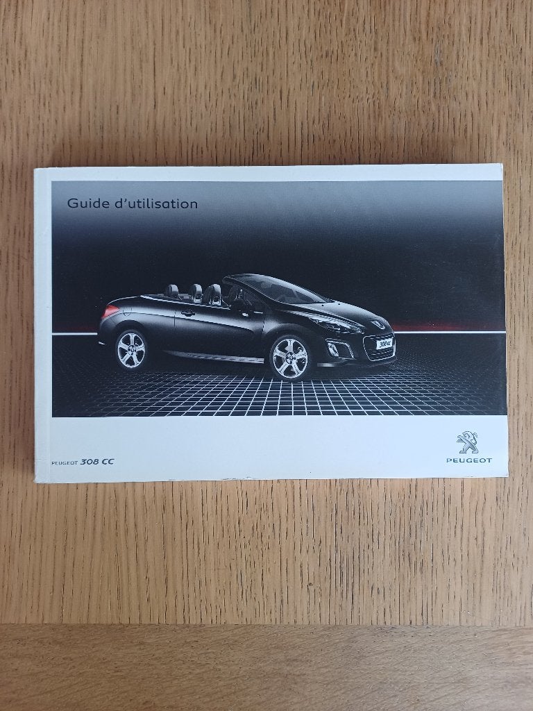 Peugeot 308cc gebruikershandleiding. Versie fr. of ndls, Auto diversen, Handleidingen en Instructieboekjes, Ophalen of Verzenden