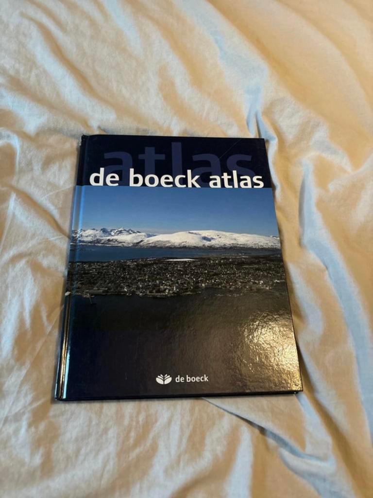 De Boeck Atlas - Geografische Atlas - Zéér goede staat, Boeken, Schoolboeken, Ophalen of Verzenden, Zo goed als nieuw, Aardrijkskunde