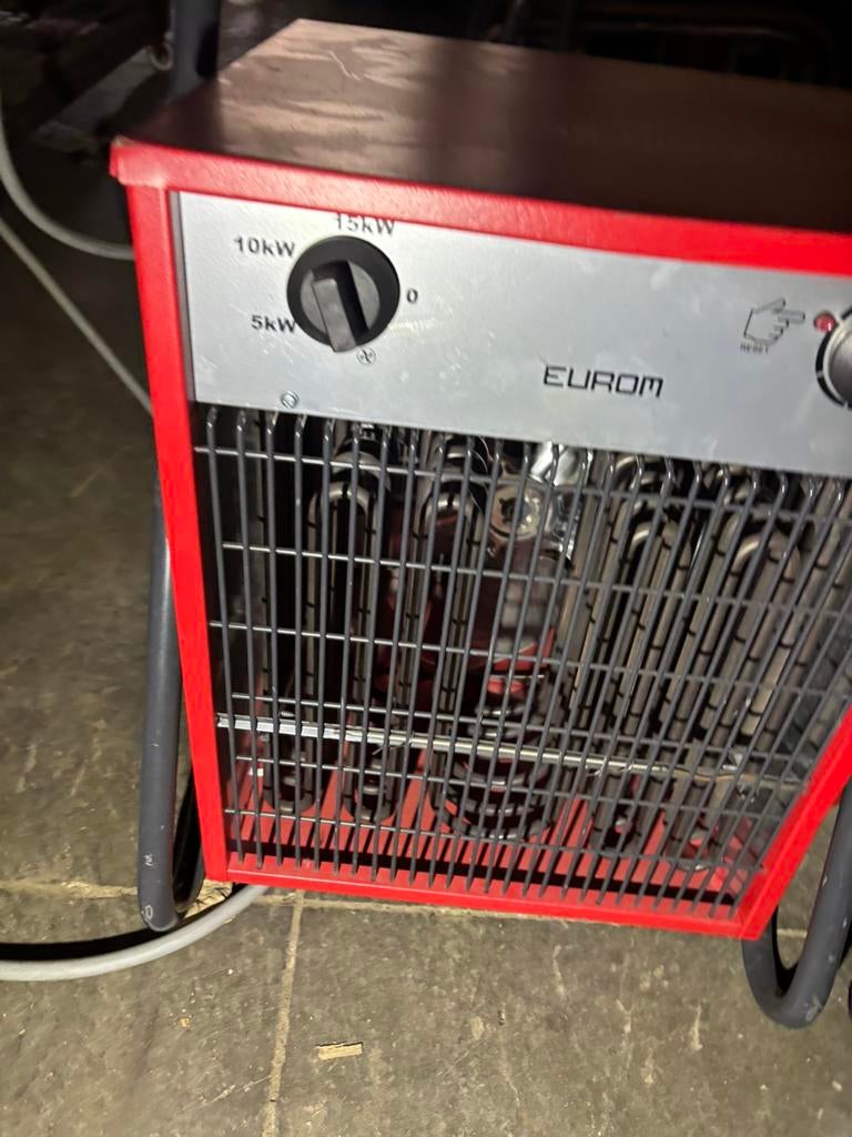 Eurom EK15002 poêle d'atelier électrique, Enlèvement, Comme neuf, Poêle