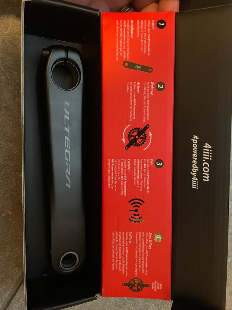 Powermeter 4iiii, Fietsen en Brommers, Fietsonderdelen, Ophalen, Overige materialen, Overige typen, Zo goed als nieuw