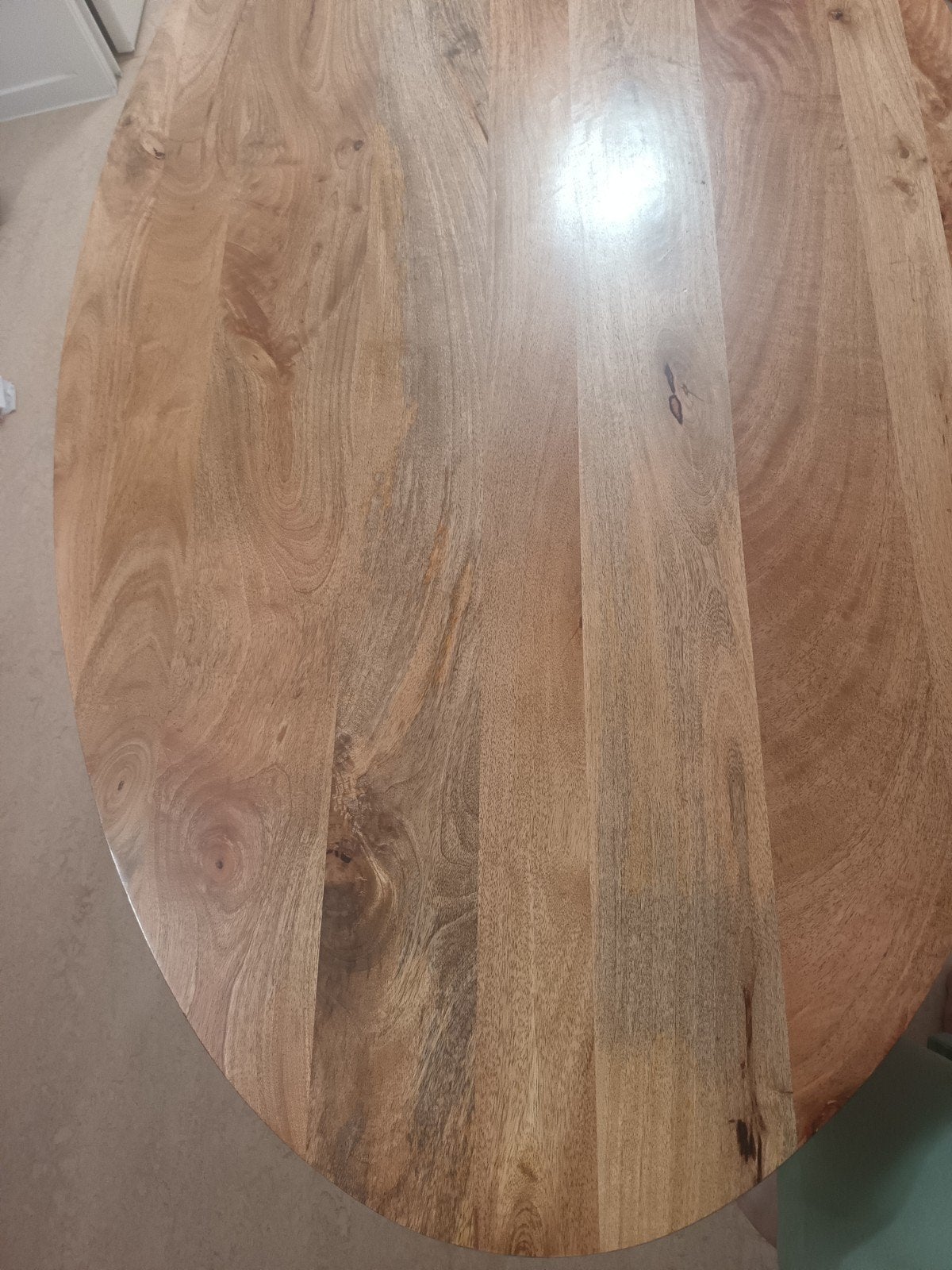 Table oval 1.80 longueur et 78cm hauteur, Maison & Meubles, Enlèvement