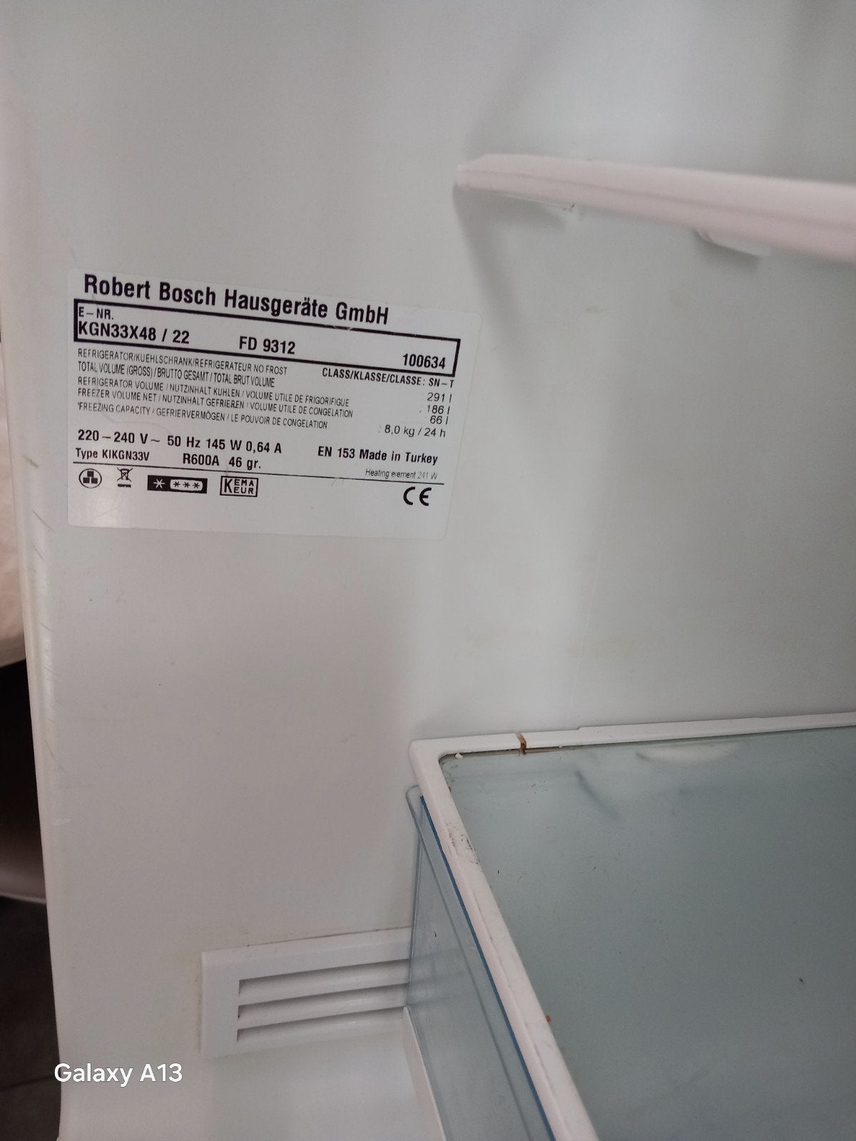 combi koelkast, Elektronische apparatuur, Ophalen