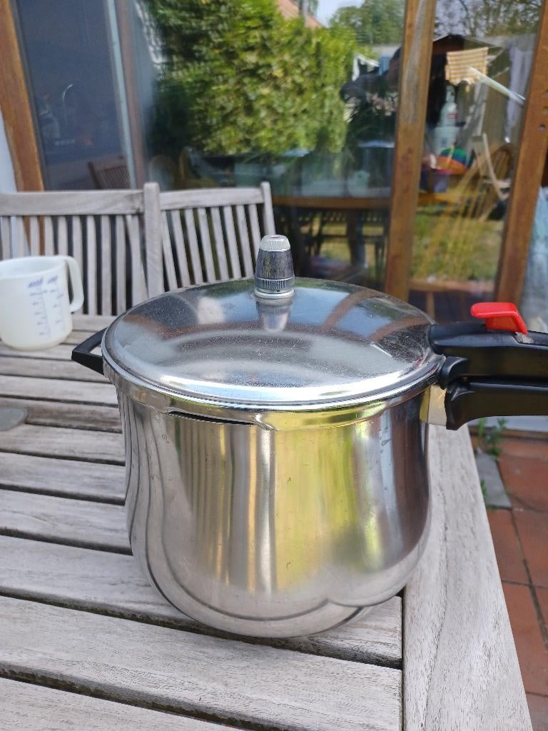 Prespot snelkookpan Demeyere 6 l., Ophalen of Verzenden, Gebruikt, Inox, Overige typen