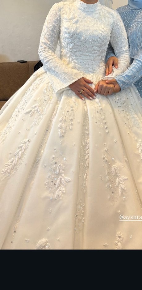 trouwjurk niet echt wit net als gebroken wit maar mooier, Vêtements | Femmes, Enlèvement ou Envoi, Comme neuf, Robe de mariée