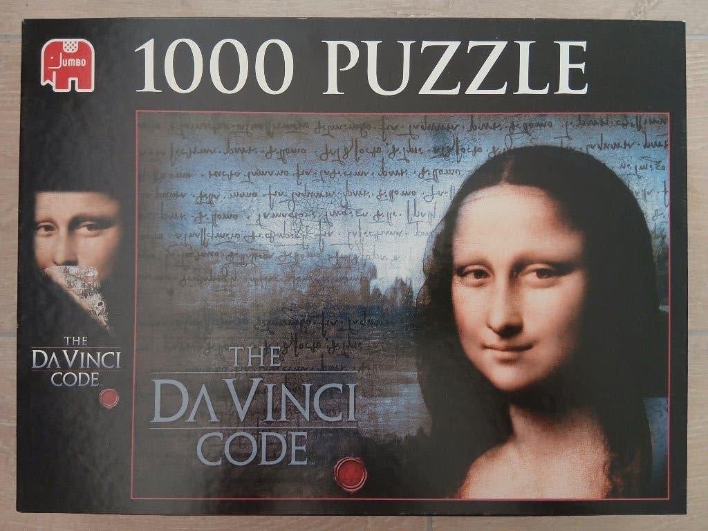 Puzzel "Da Vinci code" (1000 st) Jumbo, Ophalen of Verzenden, 500 t/m 1500 stukjes, Zo goed als nieuw, Legpuzzel