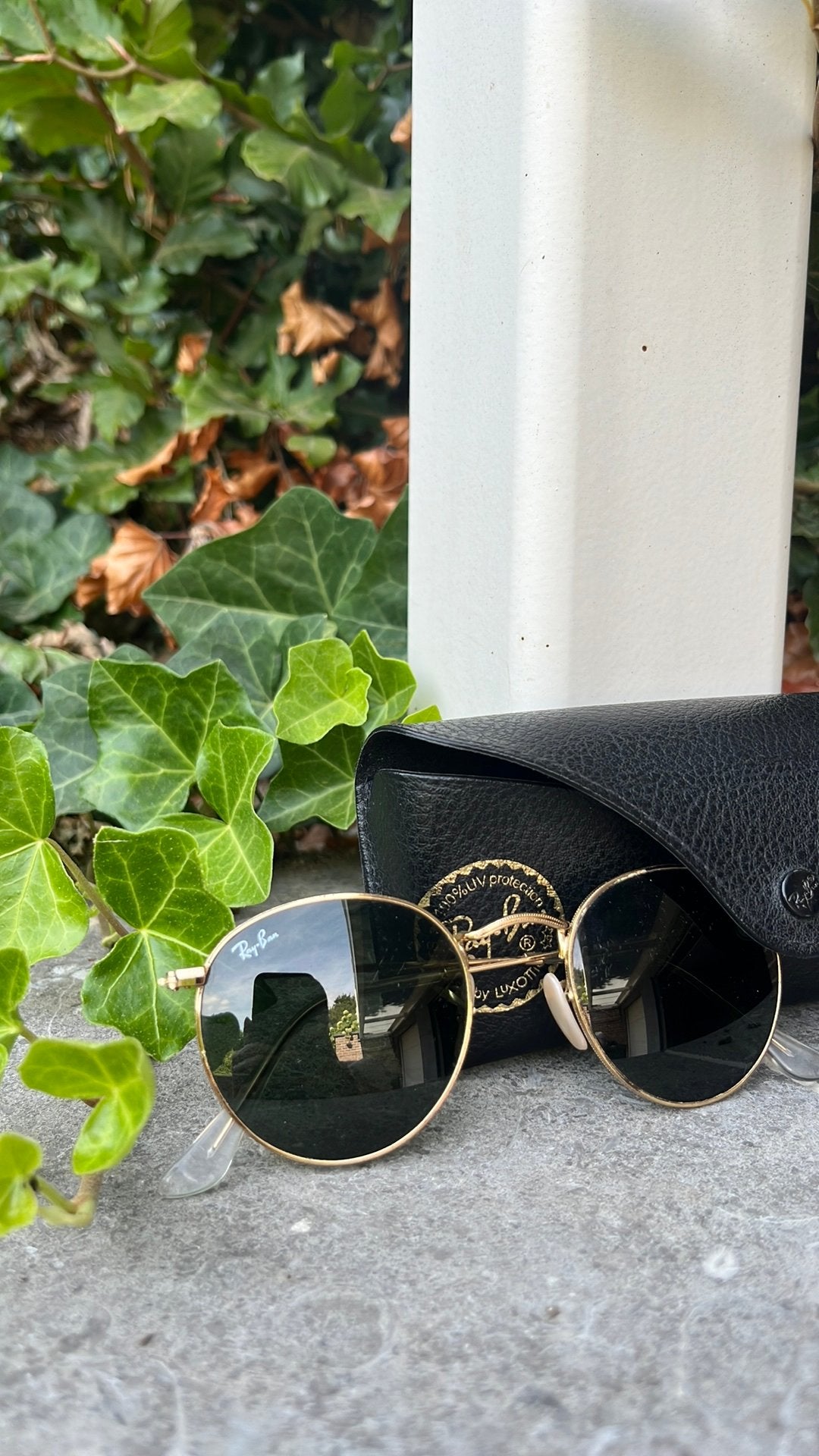 Rayban ronde zonnebril, Ophalen, Gebruikt, Bril
