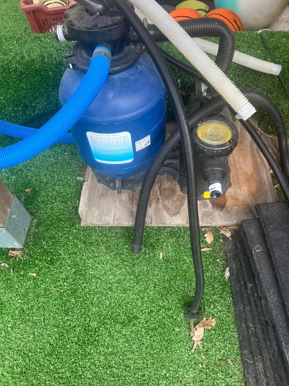 Zandfilter voor zwembad, Tuin en Terras, Zwembad-toebehoren, Ophalen, Zo goed als nieuw, Filter
