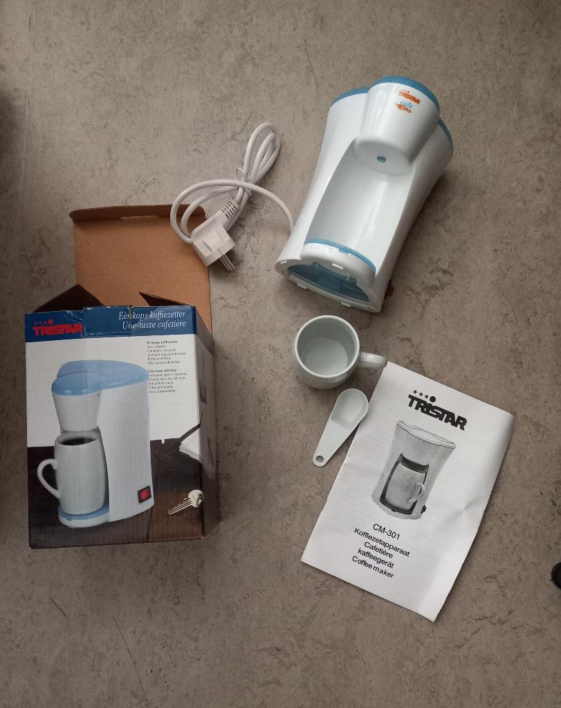 Mini cafetière individuelle Tristar Café Uno + Tasse, Enlèvement, Neuf