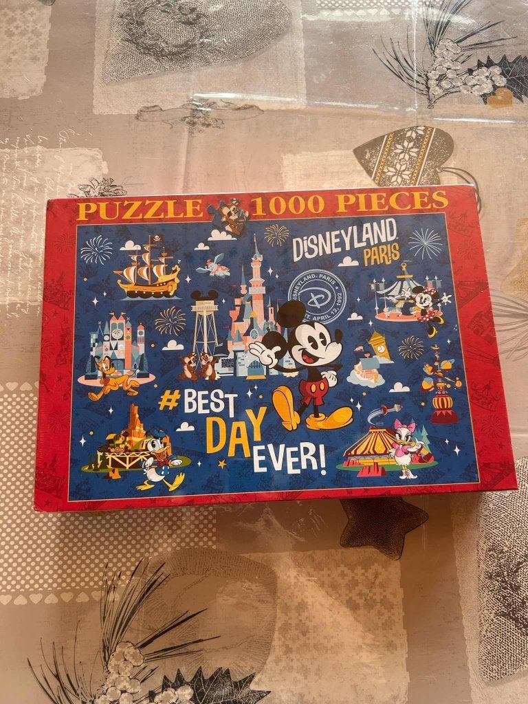 Puzzle Disneyland Paris 1000 pièces, Enlèvement, 500 à 1500 pièces, Neuf, Puzzle