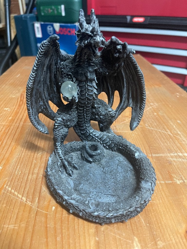 Porte-bijoux  vide-poche dragon noir fantasy, Ophalen, Zo goed als nieuw, Fantasy