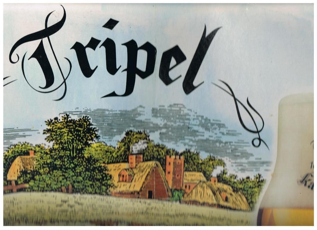 ASSIETTE TRIPLE CARMÉLITE, Envoi, Comme neuf, Panneau, Plaque ou Plaquette publicitaire