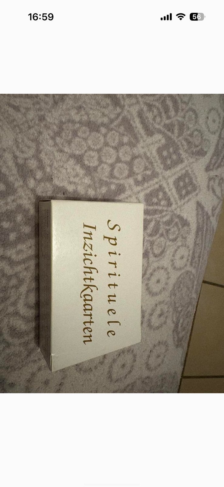 Cartes de perspicacité spirituelle, Enlèvement, Comme neuf