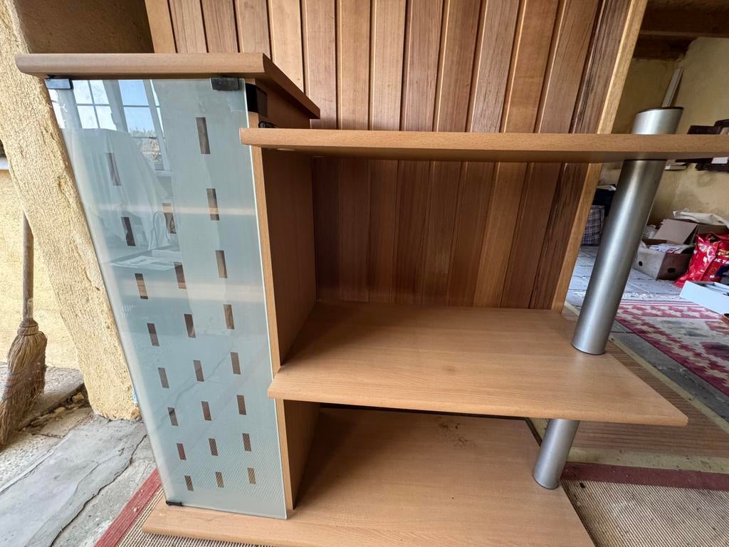 Kast voor boeken, cd’s, LP’s , kapperssalon, …, Ophalen, Zo goed als nieuw