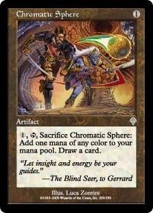 Chromatic Sphere - INV - MTG - TUSSEN GD EN EX, Ophalen of Verzenden